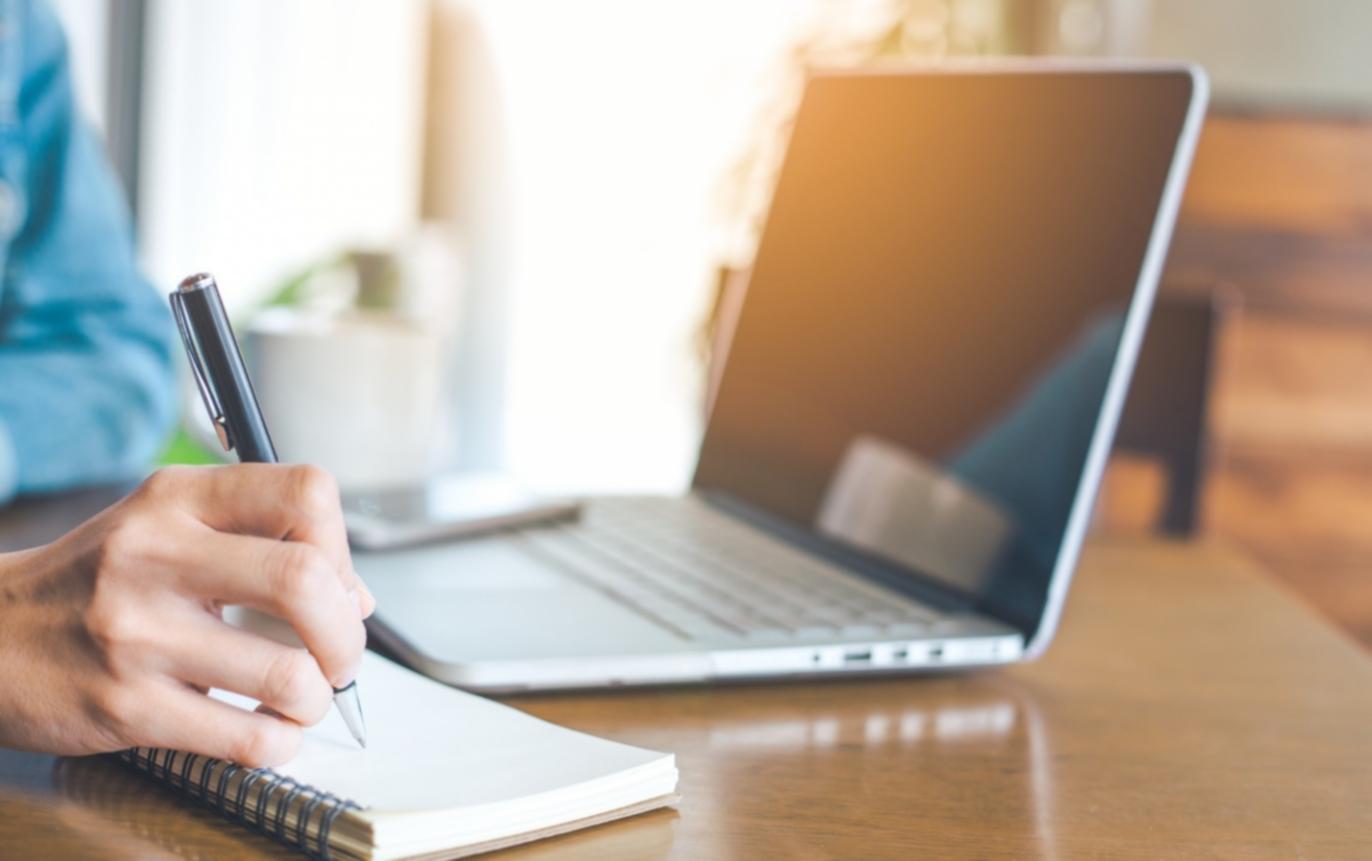 Confident entrepreneur ready to launch business with financial plan